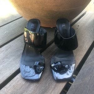 Alias Mae Bronte patent leather wedge-never worn